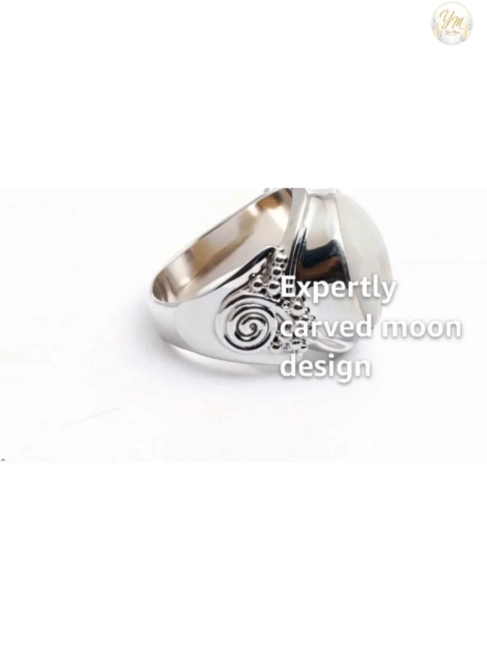 Handmade Sterling Silver Cocktail Ring, Artisan Bone Statement Jewelry